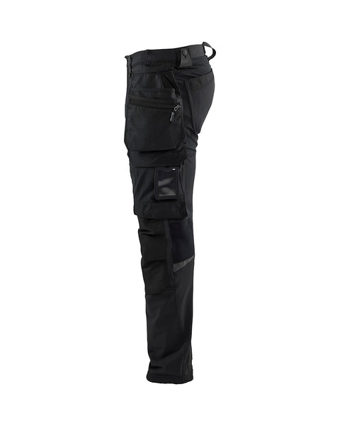 Shop for Textured 4 Way Stretch Pants with Reflective Detail for