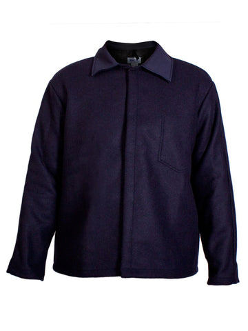 NSA Navy Blu Wool Coat - (C09WL) (MTO)