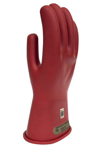 NSA Class 00 Rubber Voltage Gloves, Red (DWH1100)
