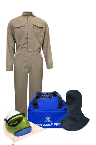 NSA ArcGuard® Arc Flash Kit with FR Coveralls & Balaclava, No Gloves (KIT2CVPR08NG)