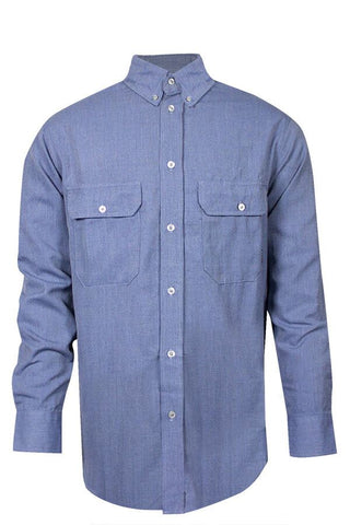NSA 6 oz. CARBONCOMFORT™ FR Work Shirt Light Blue - 9.3 Cal (SHR-DWWS02-LB)