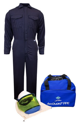 NSA ArcGuard® Arc Flash Kit with UltraSoft® Coverall, No Gloves (KIT2CV08NG)