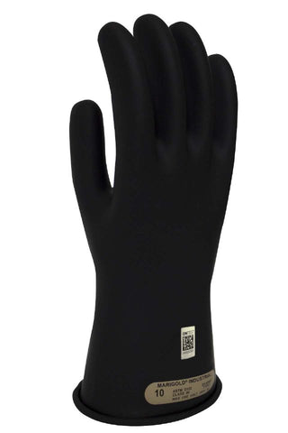 NSA Class 00 Rubber Voltage Gloves, Black (DWH1100)